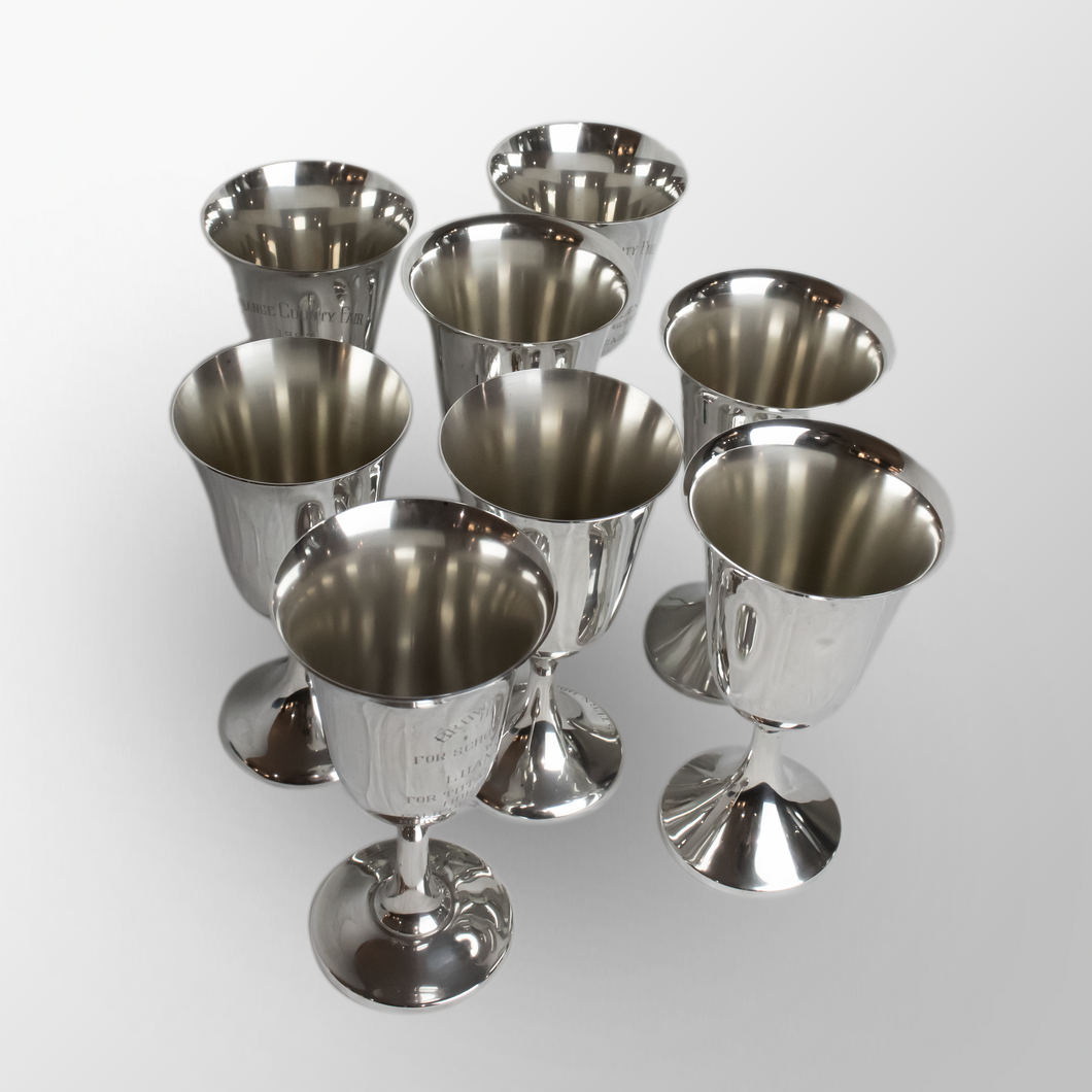 Assorted American Silver Cups by Various Silversmiths (Each)