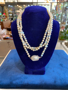 Akoya Pearl & Opal Strand