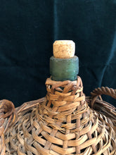 Load image into Gallery viewer, Vintage Green Narrow Neck Bottle
