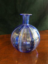 Load image into Gallery viewer, Murano Blue Bud Vase
