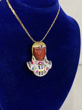 Load image into Gallery viewer, 18kt YG Jasper, Diamond, Emerald, Ruby and Sapphire Necklace
