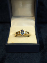 Load image into Gallery viewer, 14kt YG Diamond and Tanzanite Ring - SOLD
