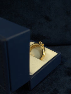 14kt YG Diamond and Tanzanite Ring - SOLD