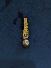Load image into Gallery viewer, Tahitian Pearl &amp; Diamond Pendant
