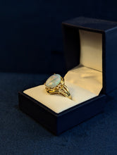 Load image into Gallery viewer, 14kt Yellow Gold Opal and Diamond Ring
