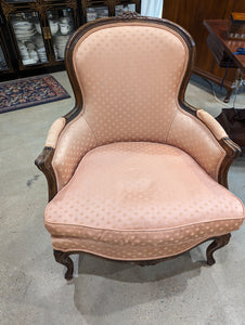 1870's Louis XV Style Oak Bergere Chair