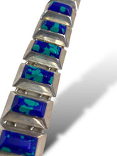 Load image into Gallery viewer, Sterling Silver Azurmalachite Bracelet
