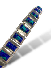 Load image into Gallery viewer, Sterling Silver Azurmalachite Bracelet
