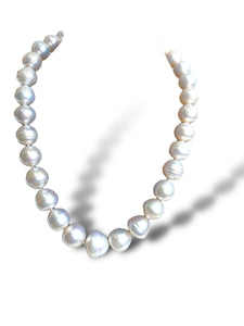 Strand of South Sea "Circle" Pearls 18kt YG Clasp