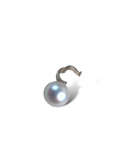 Load image into Gallery viewer, 18kt White Gold and Semi Baroque South Sea Pearl Pendant/ Enhancer 13.6mm
