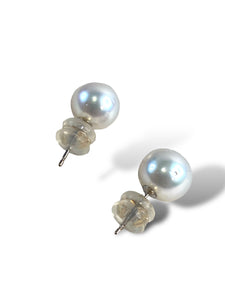 South Sea Pearl 9.2mm 18kt WG Studs