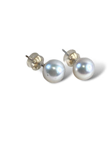 South Sea Pearl 9.2mm 18kt WG Studs