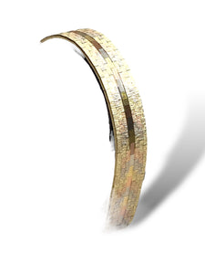 14kt Tricolour Gold Italian Bracelet