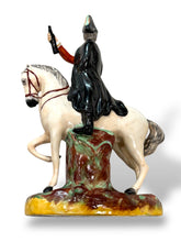 Load image into Gallery viewer, Staffordshire Statue of a Man on a Horse
