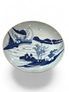 Pair of Chinese Blue and White Porcelain Bowls