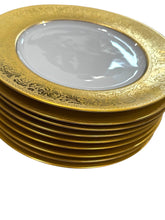 Load image into Gallery viewer, Heinrich Selb Porcelain and Gold Encrusted Dinner Plates
