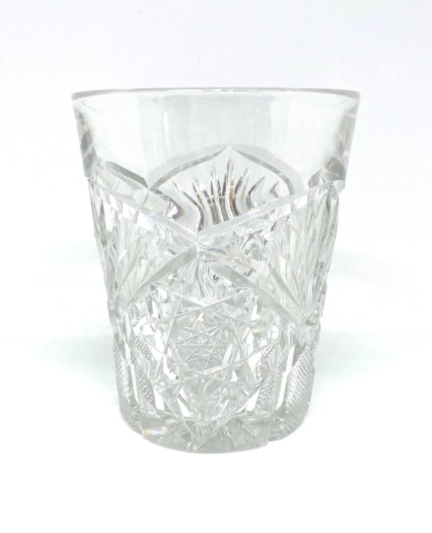 4 Cut Crystal Whisky Tumblers