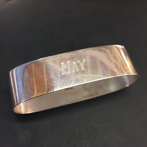 SC0619 Sterling Napkin Ring by Manchester Silver Co. USA