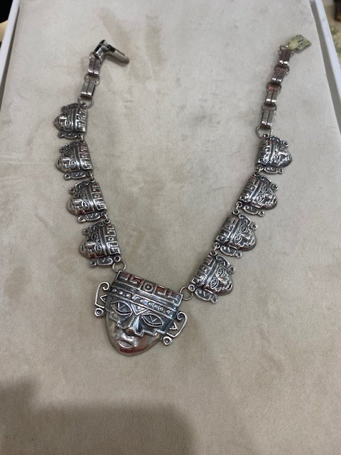 JN0366 - Mexican Silver Necklace