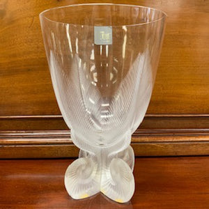 GP1047 Lalique Fern Leaf "Osmonde" Crystal Vase