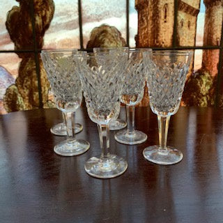 GP0109 Set of 6 Waterford Liquor Glasses in the Alana Pattern