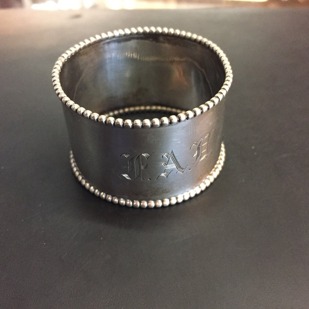 SC0406 Likely USA Sterling Napkin Ring