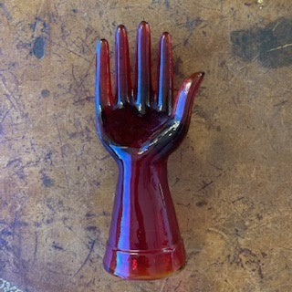 GP1120 Red Glass Hand