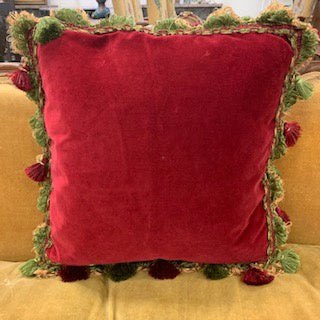 DC0057 Velvet Cushion with Tassels