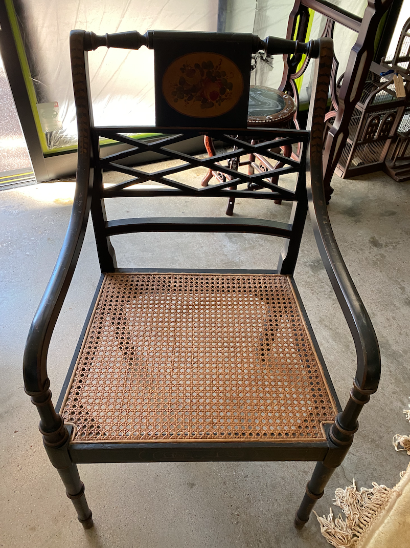 FS0031 Black Regency Dining Chair