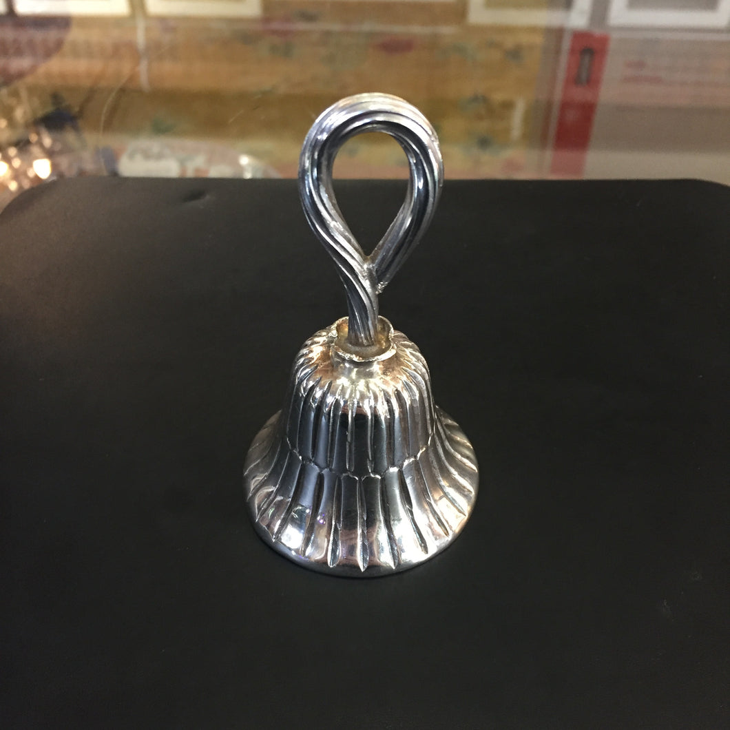 SC0386 A Small Sterling Silver Bell by Mexican Maker Sanborns
