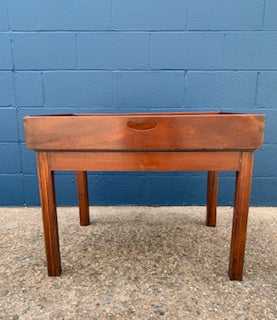 FT0097 Early 20th Century Georgian Style English Mahogany Butler Table