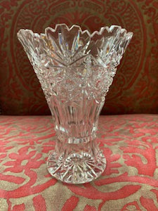 GP1238 Short Cut Crystal Vase