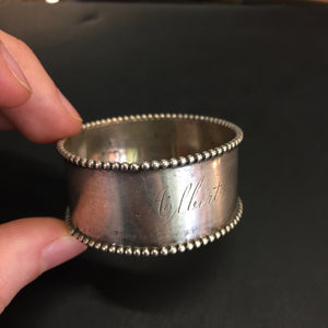 SH1153 Sterling Silver Napkin Ring
