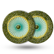 Load image into Gallery viewer, Pair of Celtic Style Porcelain Plates
