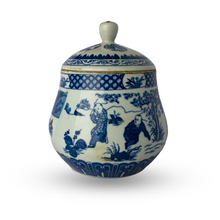 Load image into Gallery viewer, Chinese Blue and White Lidded Jar
