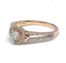 Load image into Gallery viewer, 10kt RG Diamond Ring in Heart Shape
