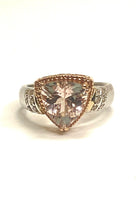 Load image into Gallery viewer, 14Kt White Gold and Pale Pink Kunzite Cocktail Ring
