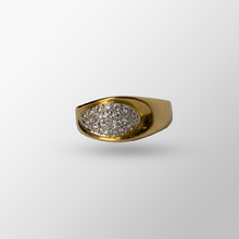 Load image into Gallery viewer, 14kt Yellow Gold Pave Diamond Ring
