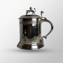 Load image into Gallery viewer, Silver Plate Covered Tankard
