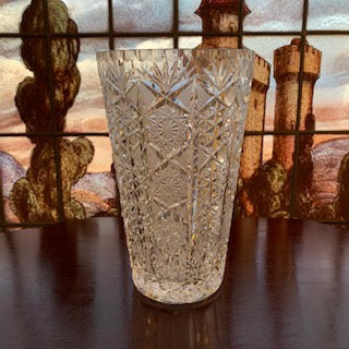 GP1067 Polish Cut Crystal Vase