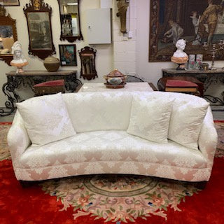 FS0103 Circa 1920's White Art Deco Sofa Couch