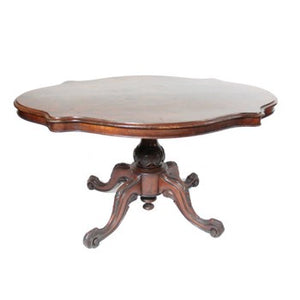 FT0005 Antique French Walnut Oval Tilt-Top Table