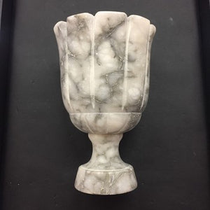 DC0240 Alabaster Chalice / Goblet - Antiques and Possibilities
