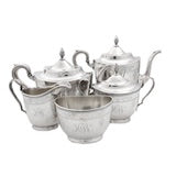 ST0012 Five Piece Tea and Coffee Service Bailey Banks and Biddle - Antiques and Possibilities