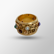 Load image into Gallery viewer, 14k Yellow Gold Semi-Precious Stone Ring

